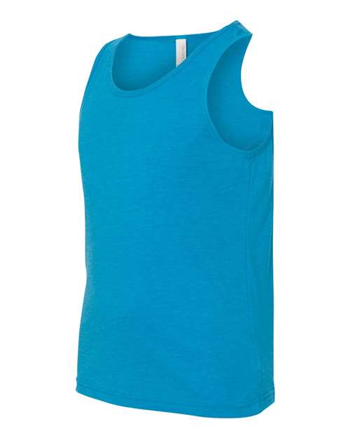 BELLA + CANVAS 3480Y Neon Blue — side