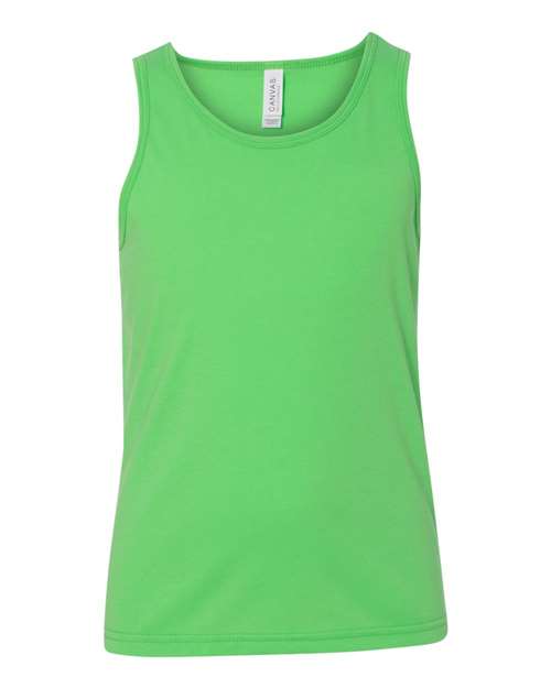 BELLA + CANVAS 3480Y Neon Green — front