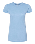 Women's Poly-Rich Slim Fit Tee - Heather Athletic Blue