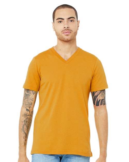 BELLA + CANVAS 3005 Mustard — on model front