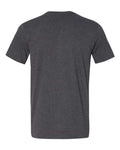 BELLA + CANVAS 3021 Dark Grey Heather/ Black — back