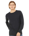 BELLA + CANVAS 3501 Dark Grey — on model front