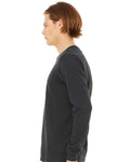 BELLA + CANVAS 3501 Dark Grey — on model side