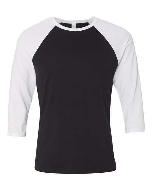 BELLA + CANVAS 3200 Black/ White — front