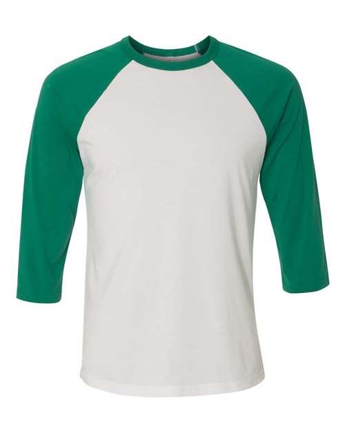 BELLA + CANVAS 3200 White/ Kelly — front