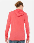 BELLA + CANVAS 3512 Heather Red — on model back