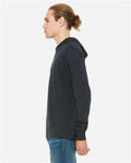 BELLA + CANVAS 3512 Charcoal Black Triblend — on model side