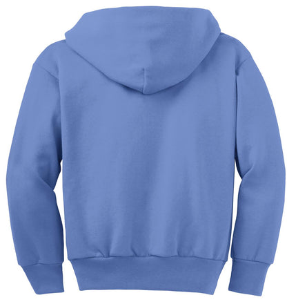 Youth Core Fleece Full-Zip Hoodie - Carolina Blue