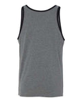 BELLA + CANVAS 3480 Deep Heather/ Black — back