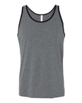 BELLA + CANVAS 3480 Deep Heather/ Black — front