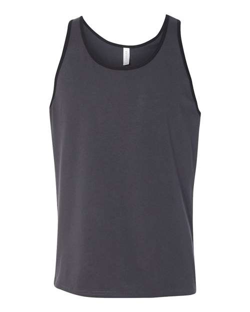 BELLA + CANVAS 3480 Dark Grey/ Black — front