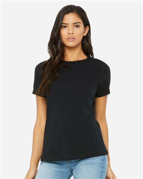 BELLA + CANVAS 6400 Vintage Black — on model front