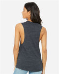 BELLA + CANVAS 8803 Charcoal Black Slub — on model back