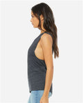 BELLA + CANVAS 8803 Charcoal Black Slub — on model side