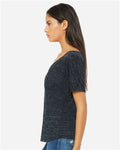 BELLA + CANVAS 8815 Black Marble — on model side