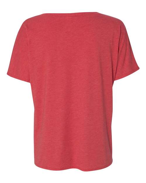 BELLA + CANVAS 8815 Red Triblend — back