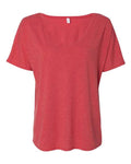 BELLA + CANVAS 8815 Red Triblend — front