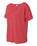 BELLA + CANVAS 8815 Red Triblend — side