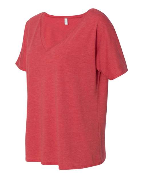 BELLA + CANVAS 8815 Red Triblend — side