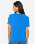 BELLA + CANVAS 8815 True Royal Triblend — on model back