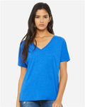 BELLA + CANVAS 8815 True Royal Triblend — on model front