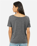 BELLA + CANVAS 8816 Asphalt Slub — on model back