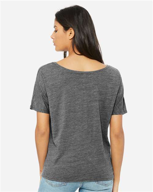 BELLA + CANVAS 8816 Asphalt Slub — on model back