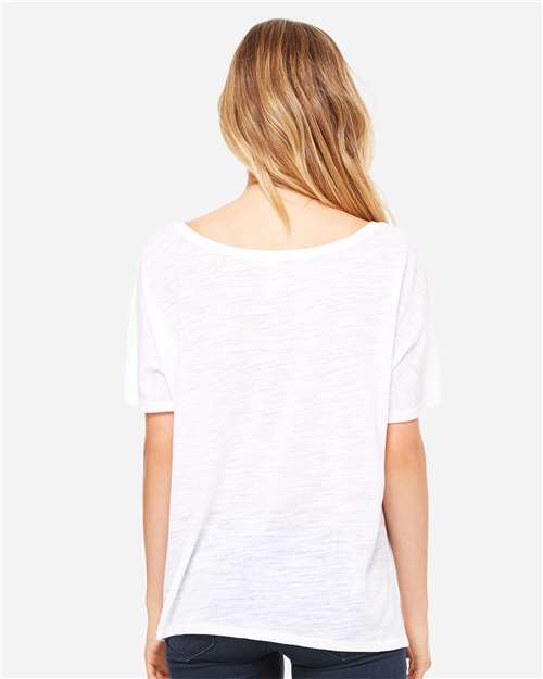 BELLA + CANVAS 8816 White Slub — on model back