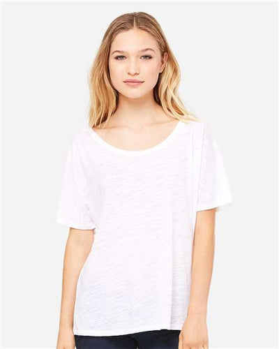 BELLA + CANVAS 8816 White Slub — on model front