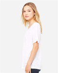 BELLA + CANVAS 8816 White Slub — on model side