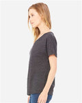 BELLA + CANVAS 8816 Charcoal Black Slub — on model side