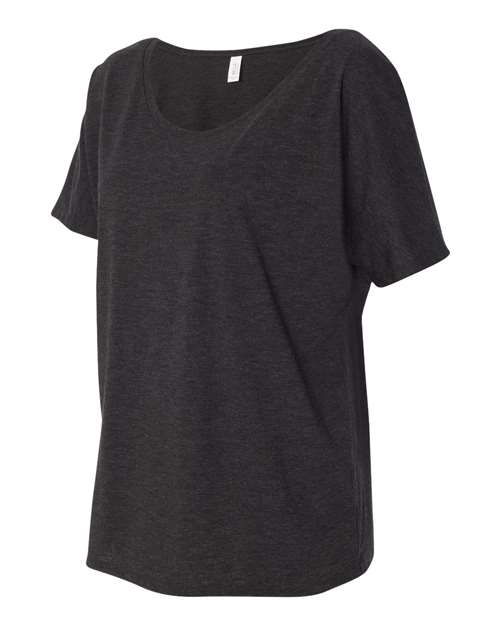 BELLA + CANVAS 8816 Charcoal Black Triblend — side
