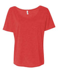 BELLA + CANVAS 8816 Red Triblend — front
