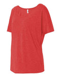 BELLA + CANVAS 8816 Red Triblend — side