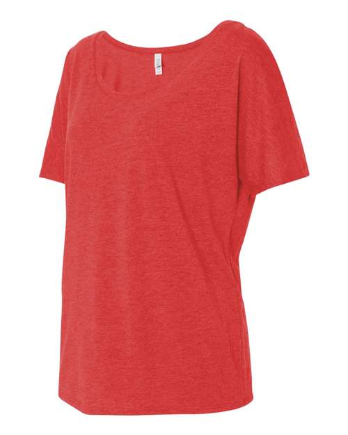 BELLA + CANVAS 8816 Red Triblend — side