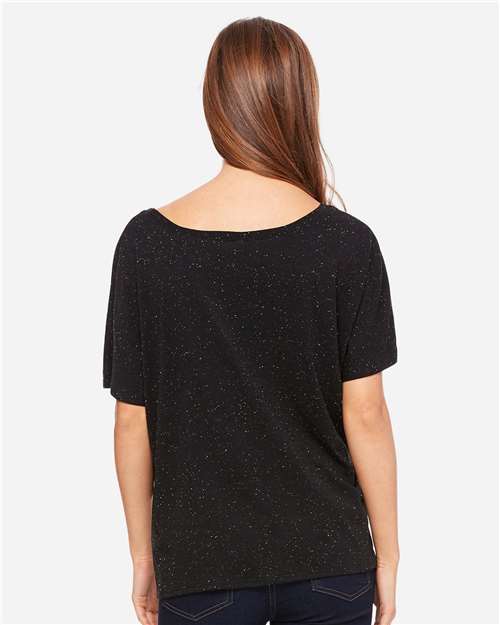 BELLA + CANVAS 8816 Black Speckled — on model back