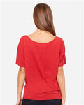 BELLA + CANVAS 8816 Red Speckled — on model back