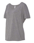 BELLA + CANVAS 8816 Deep Heather Speckled — side