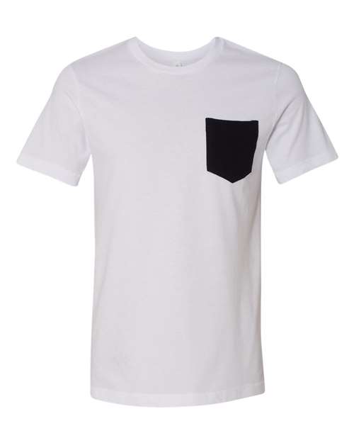 BELLA + CANVAS 3021 White/ Black — front