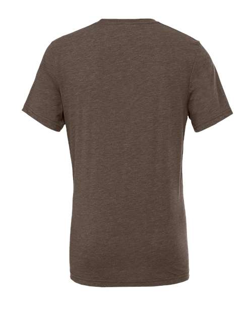 BELLA + CANVAS 3413 Brown Triblend — back