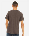 BELLA + CANVAS 3413 Brown Triblend — on model back