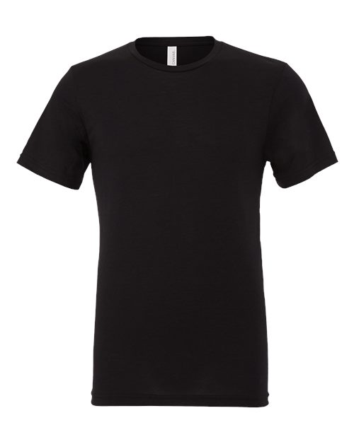 BELLA + CANVAS 3413 Solid Black Triblend — front