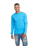 Unisex Inspired Dye Long-Sleeve Crew - Ocean