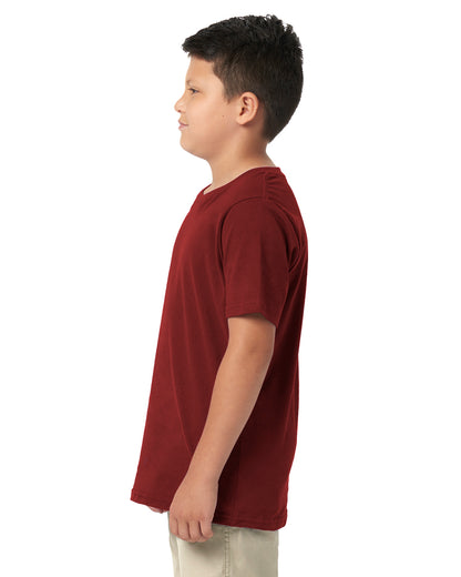Youth Cotton Crew - Cardinal