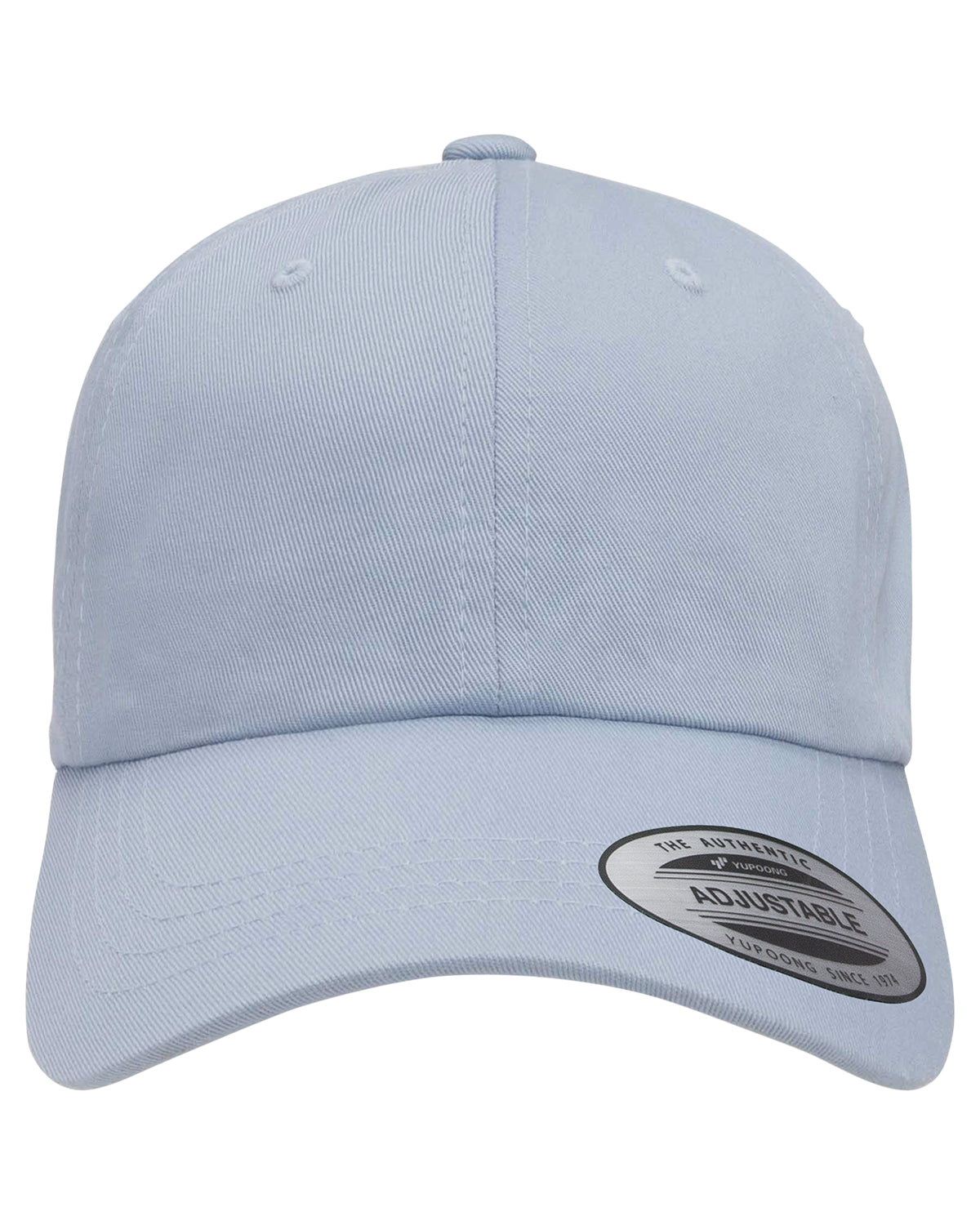 Unisex Low-Profile Cotton Twill Dad Cap - Light Blue
