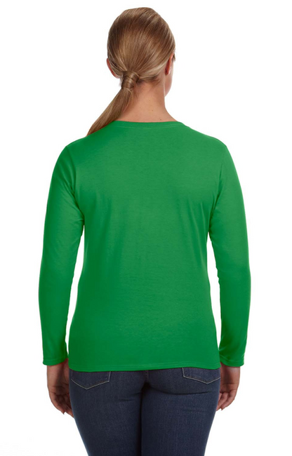 Women's Lightweight Long-Sleeve T-Shirt - Green Apple