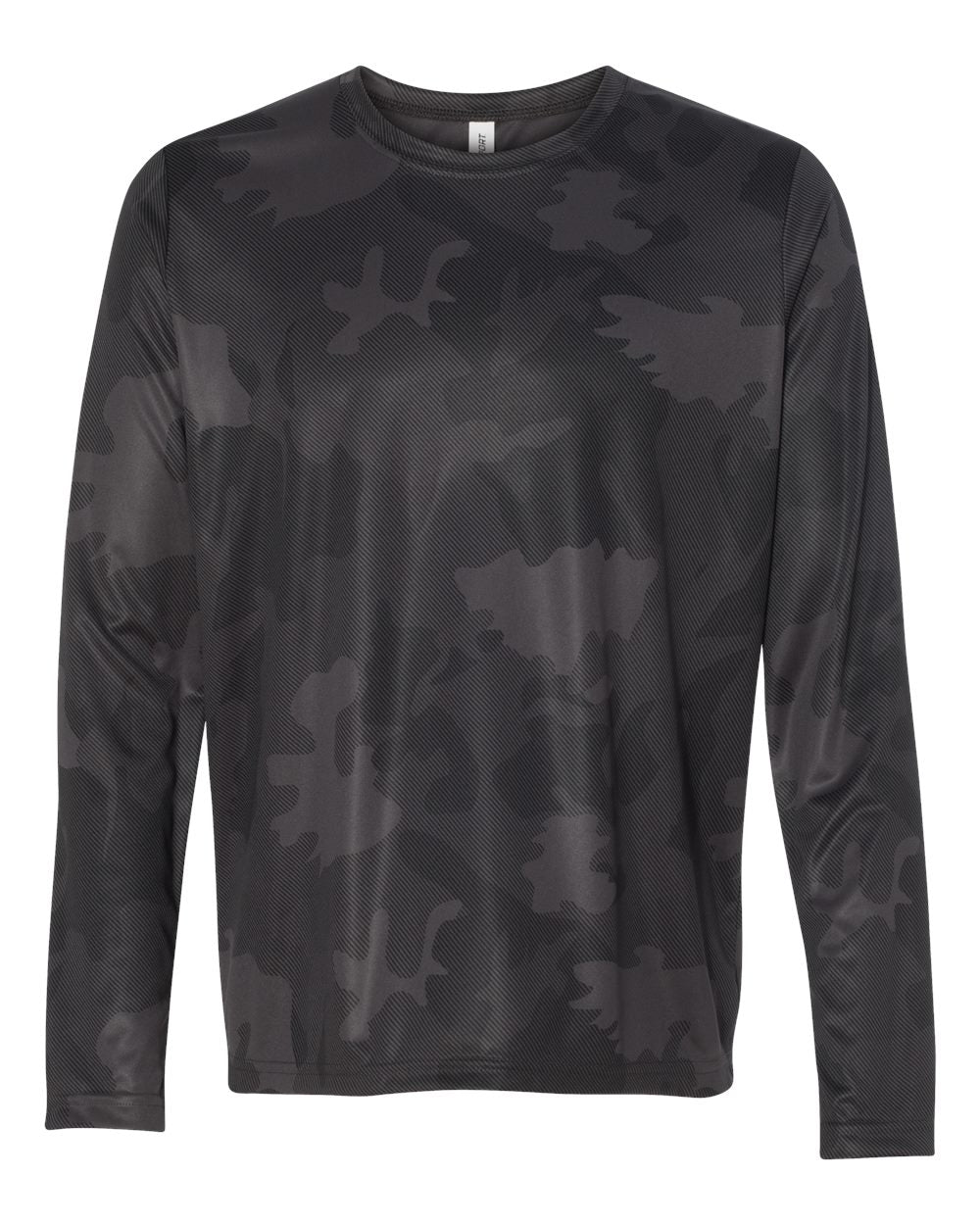 Unisex Performance Long-Sleeve T-Shirt - Black Laser Camo