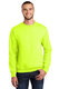 Port & Company PC90 - Unisex Essential Fleece Crewneck Sweatshirt - Safety Green