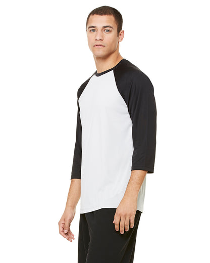 Unisex Baseball T-Shirt - Sport Silver / Black