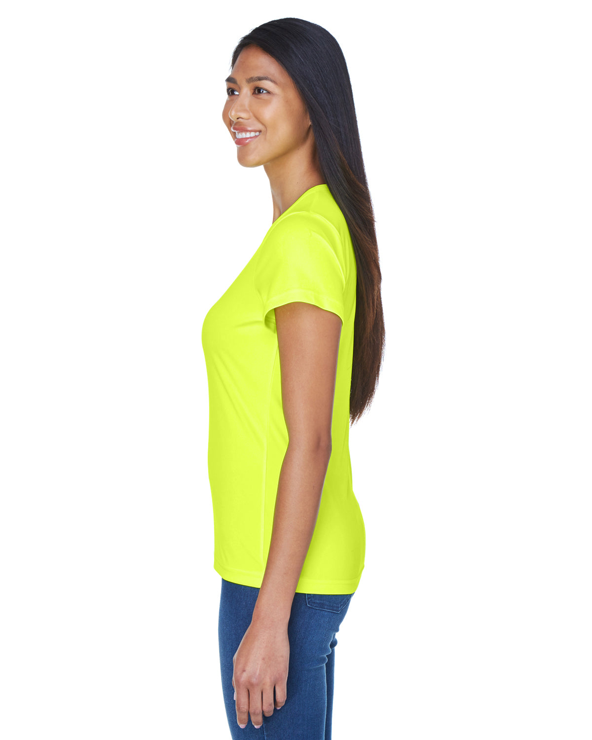 Women's Cool & Dry Sport Performance Interlock T-Shirt - Bright Yellow